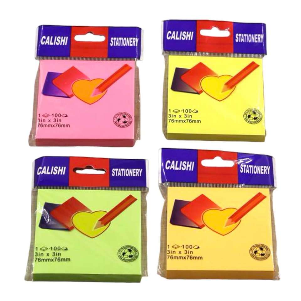 Notas Adhesivas 76X76Mm 100Hjs Colores Surtidos 1