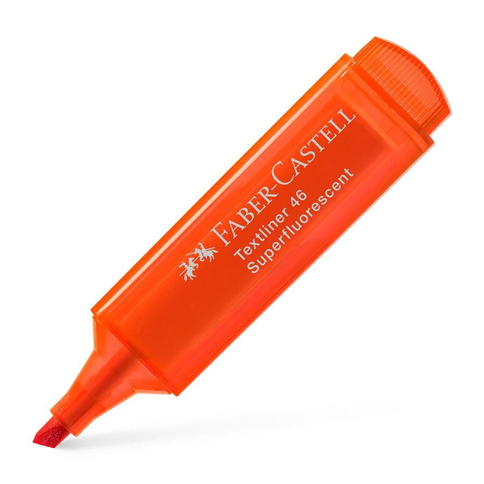 Destacador Textliner 46 SF Naranja Faber Castell 1
