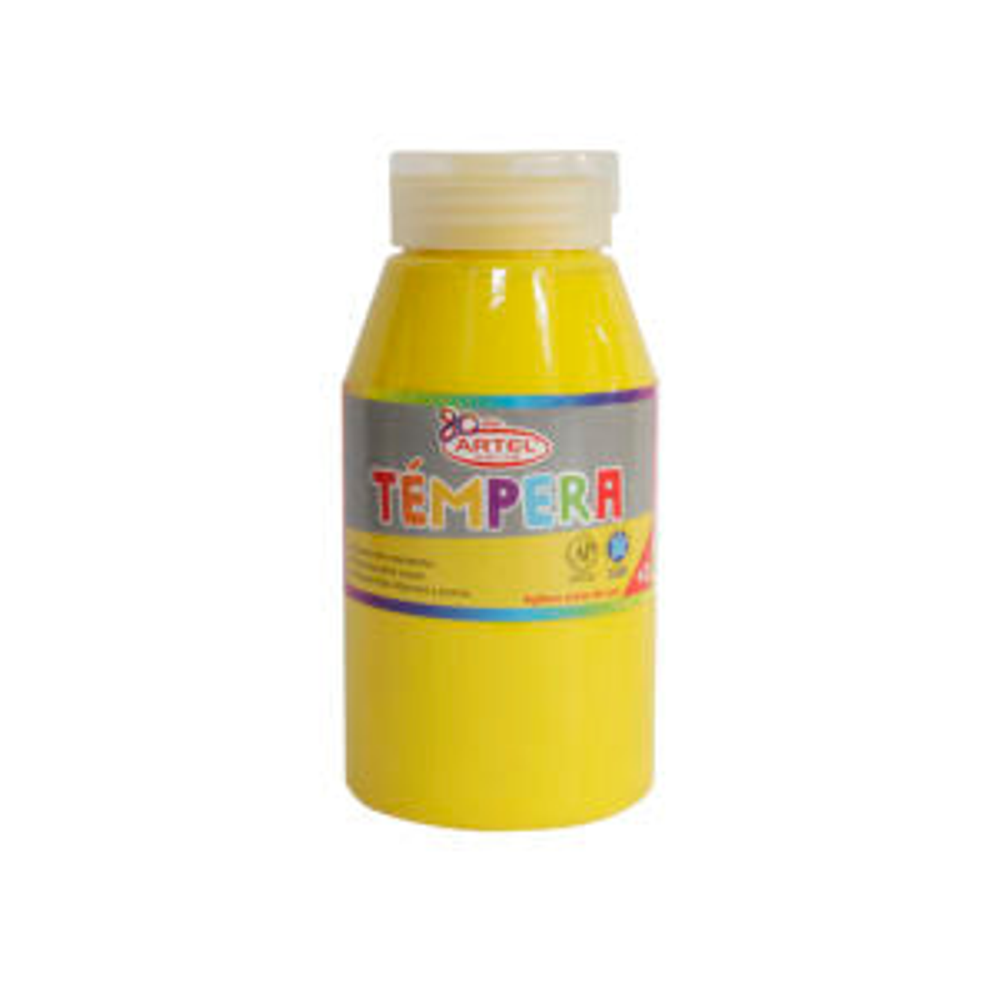 Tempera Frasco 250 ml Amarillo Limon 72 Artel 1