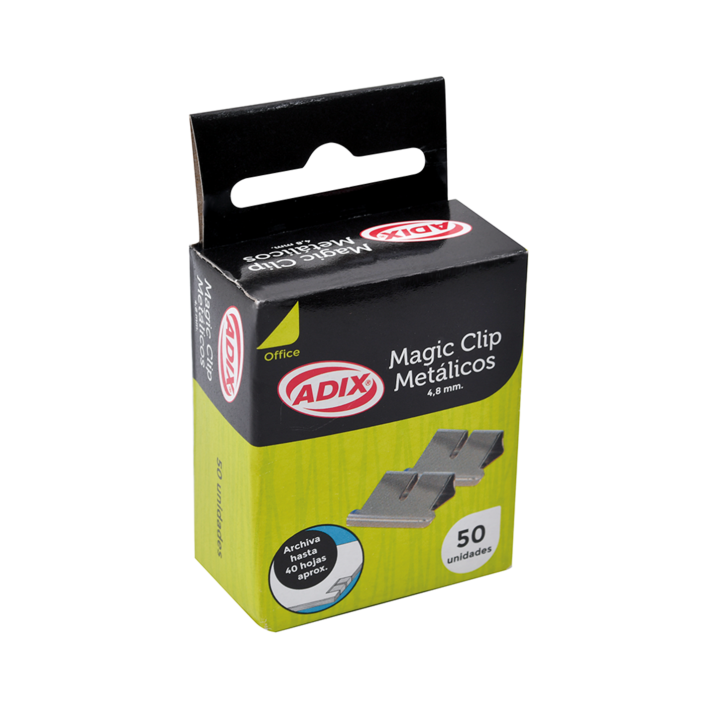 Magic Clip 4,8Mm 50U Metalico (002) Adix 1