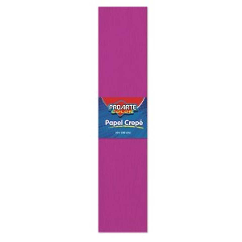 Papel Crepe Proarte 50 X 200 Cms Fucsia 1