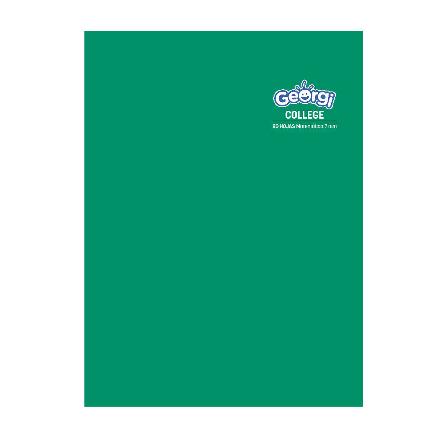 Cuaderno College 80Hjs 7Mm Georgi 1