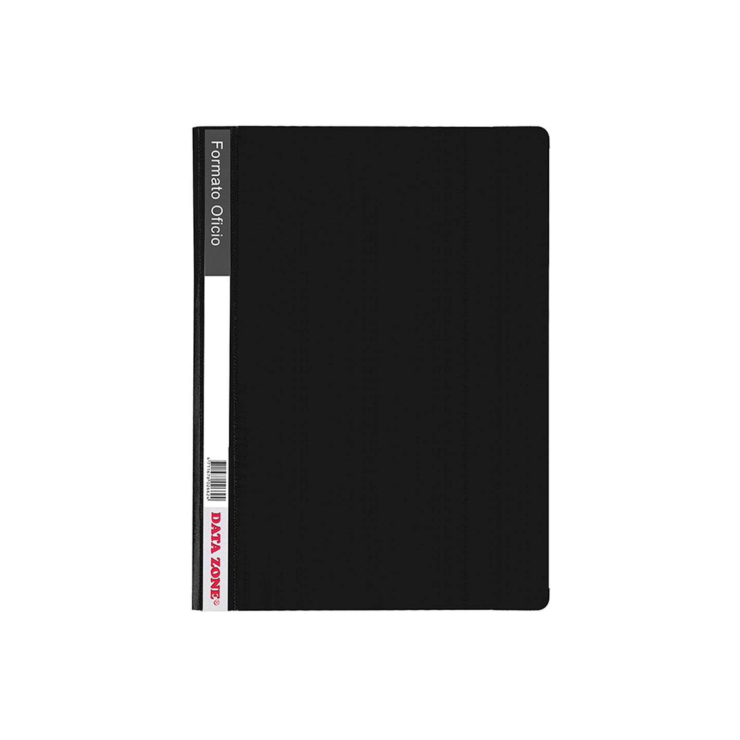 Archivador Rapido Oficio C/Fastener Tapa Transparete Negro Datazone 1