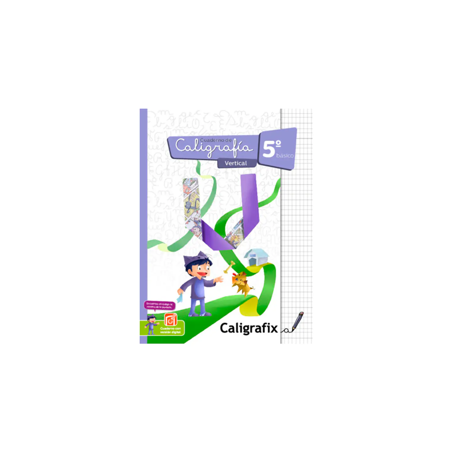 Caligrafia Vertical 5 Basico Caligrafix 1