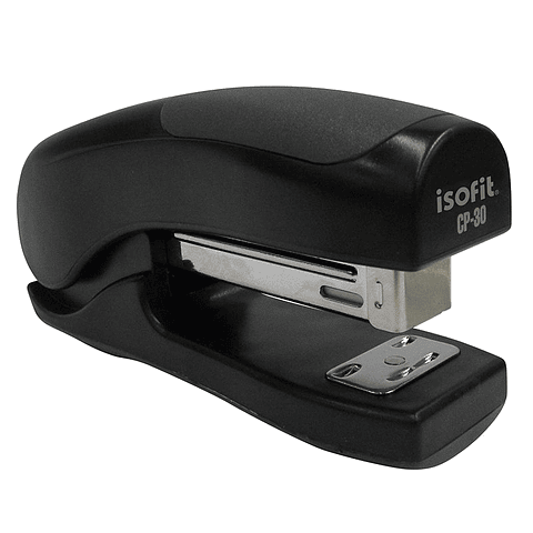 Corchetera Plastica CP-30 Negra 25hjs Isofit