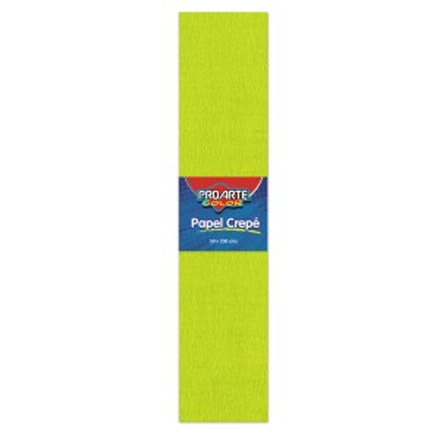 Papel Crepe Proarte 50 X 200 Cms Verde Limon 1