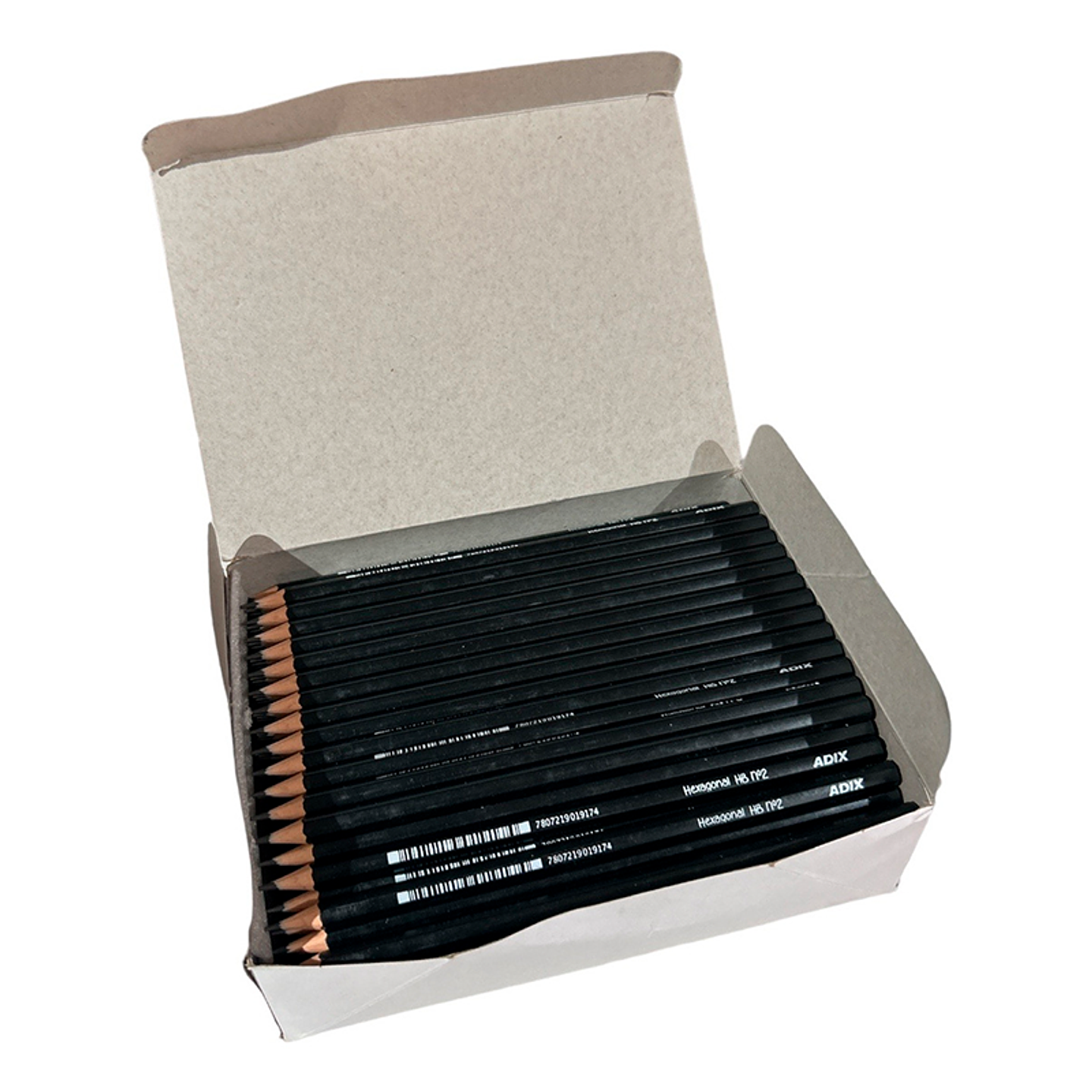 Lapiz Grafito Hexagonal Hb Nº2 Unidad Adix 1