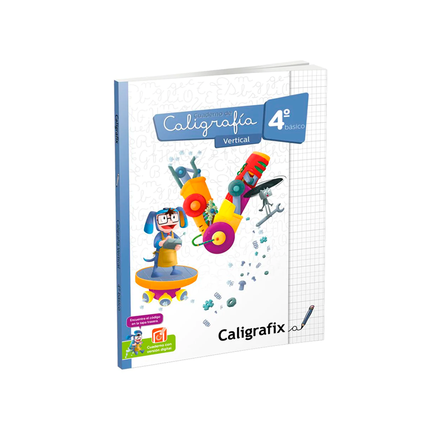 Caligrafia Vertical 4 Basico Caligrafix 1