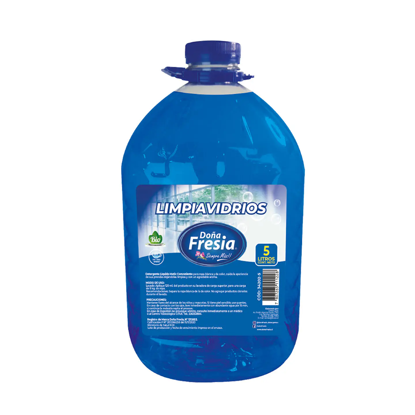 Limpia Vidrios Multiusos 5L Dona Fresia 1