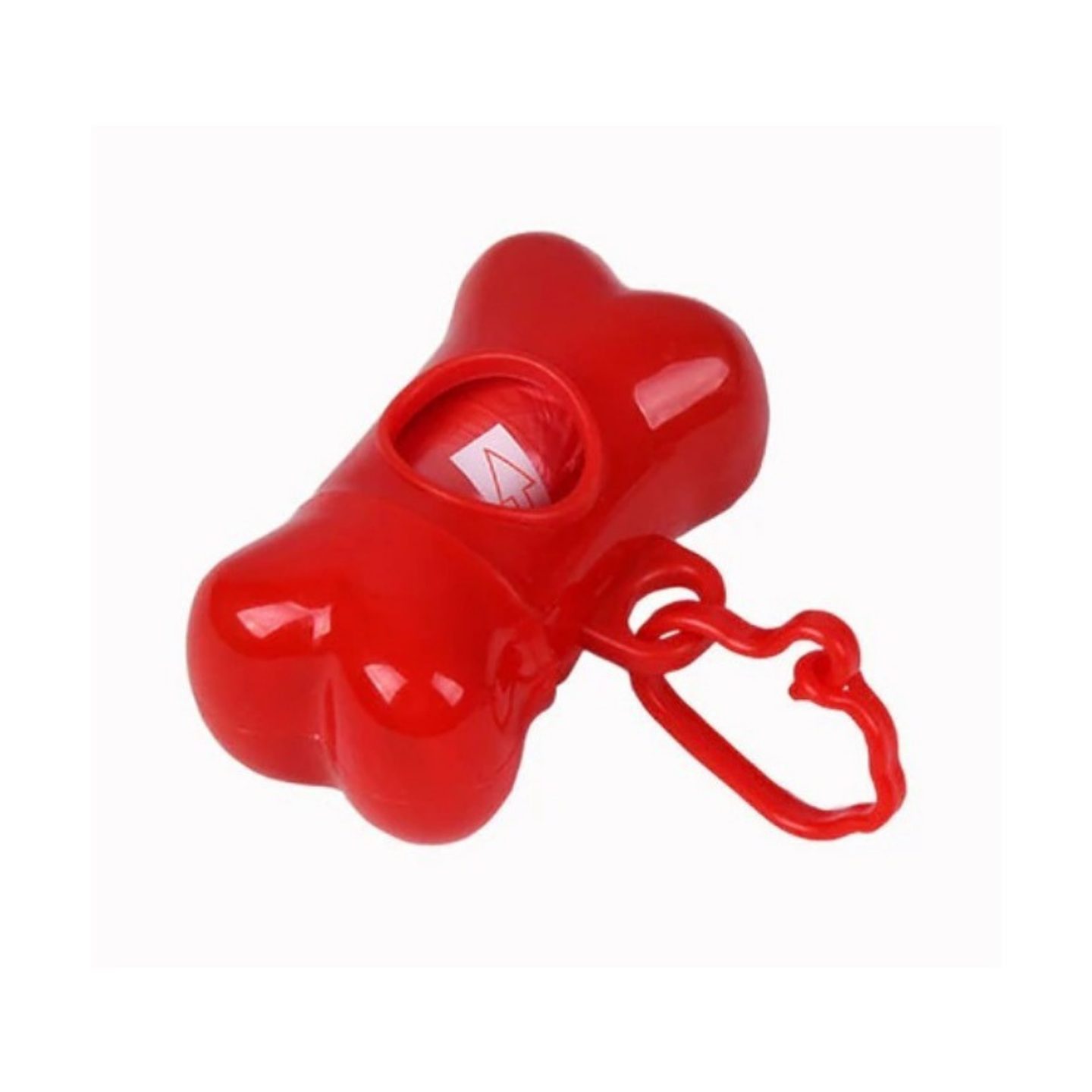 Dispensador Huesito de Bolsas Mascotas Color Rojo 1