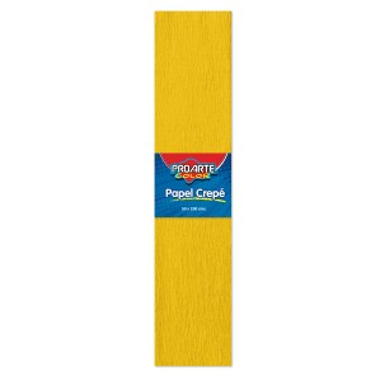 Papel Crepe Proarte 50 X 200 Cms Amarillo Oro 1