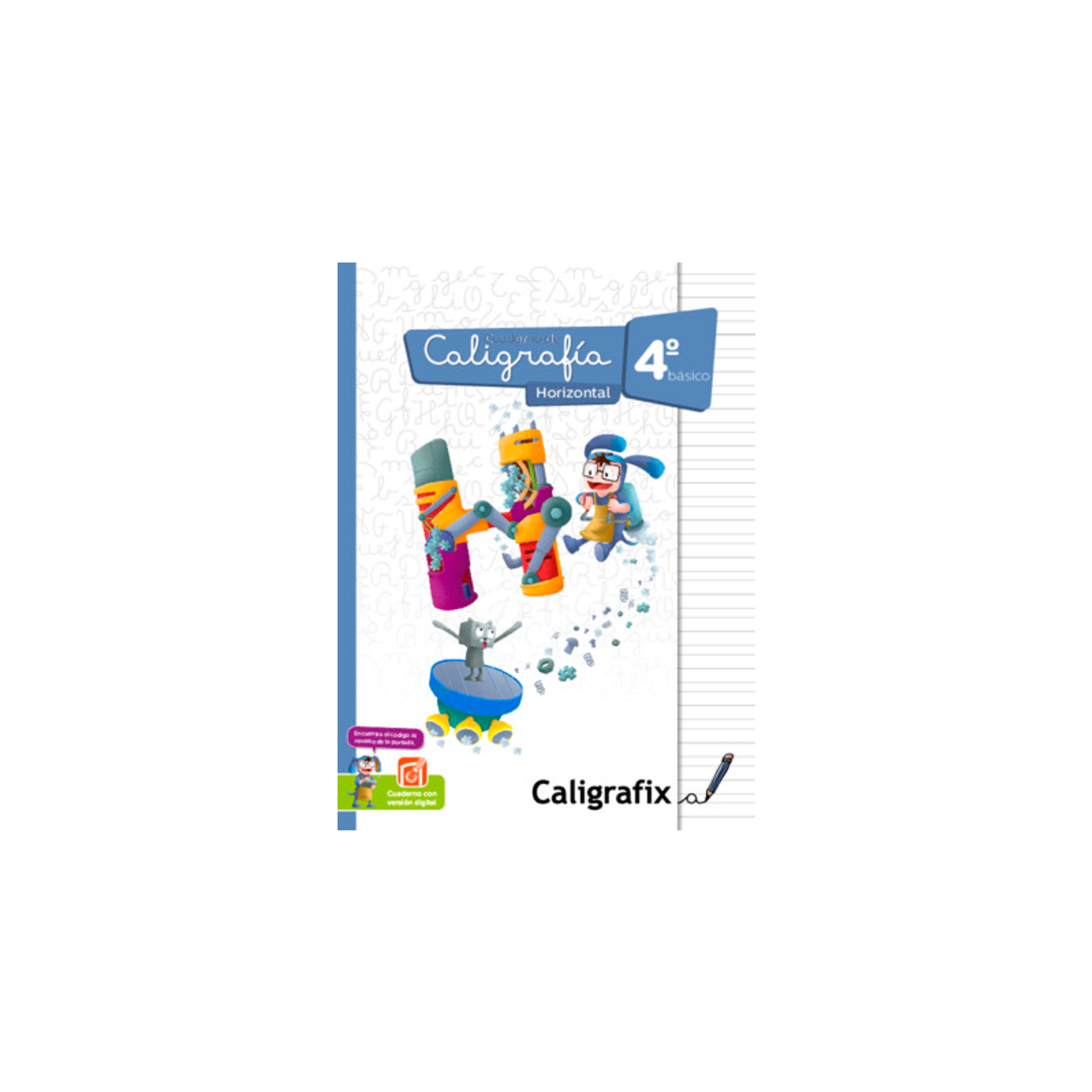 Caligrafia Horizontal 4 Basico Caligrafix 1