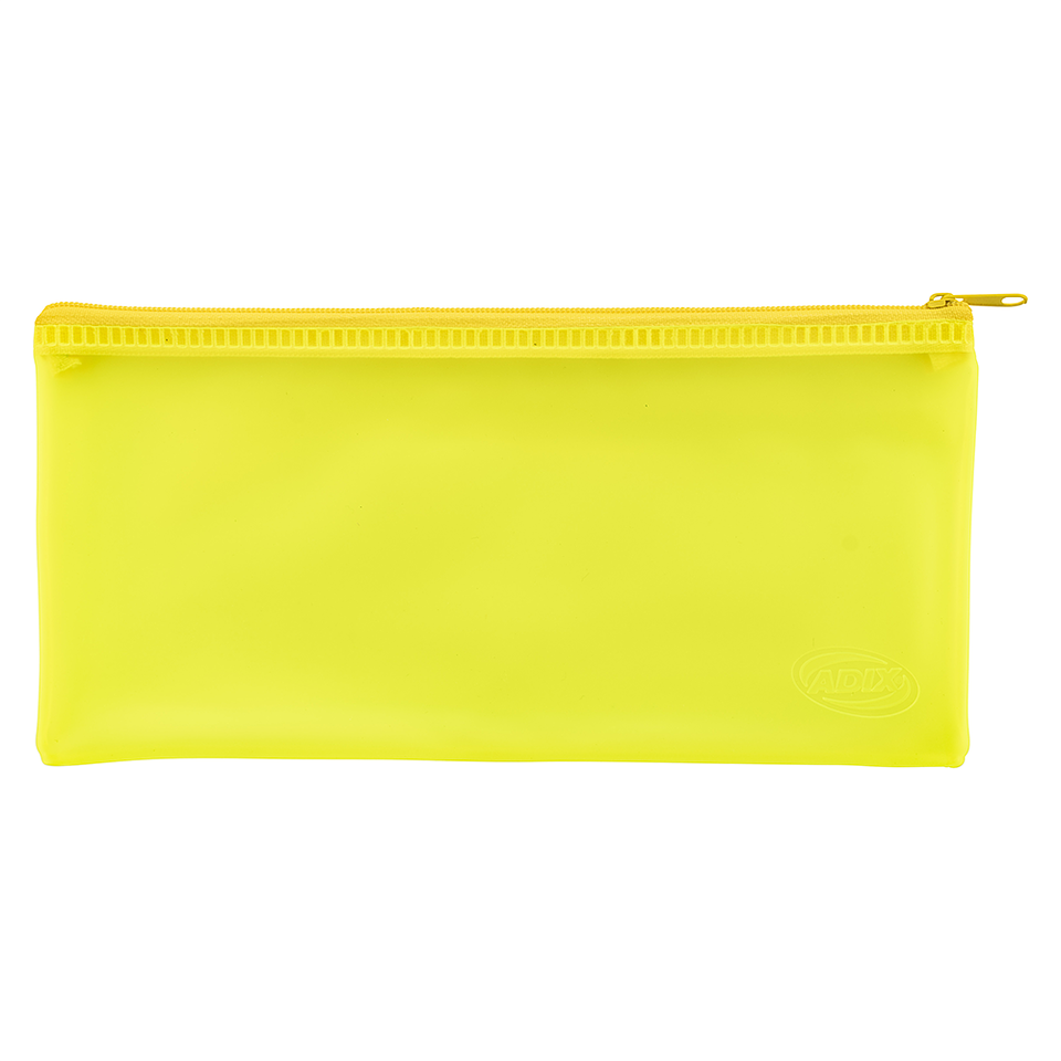 Estuche Escolar Pvc Amarillo 217 Adix 1