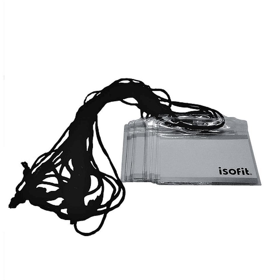 Portacredencial Plastico Isofit Horizontal 10 Pzas 1