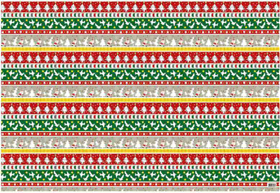 Pliegos Papel De Regalo Navideno N6 1