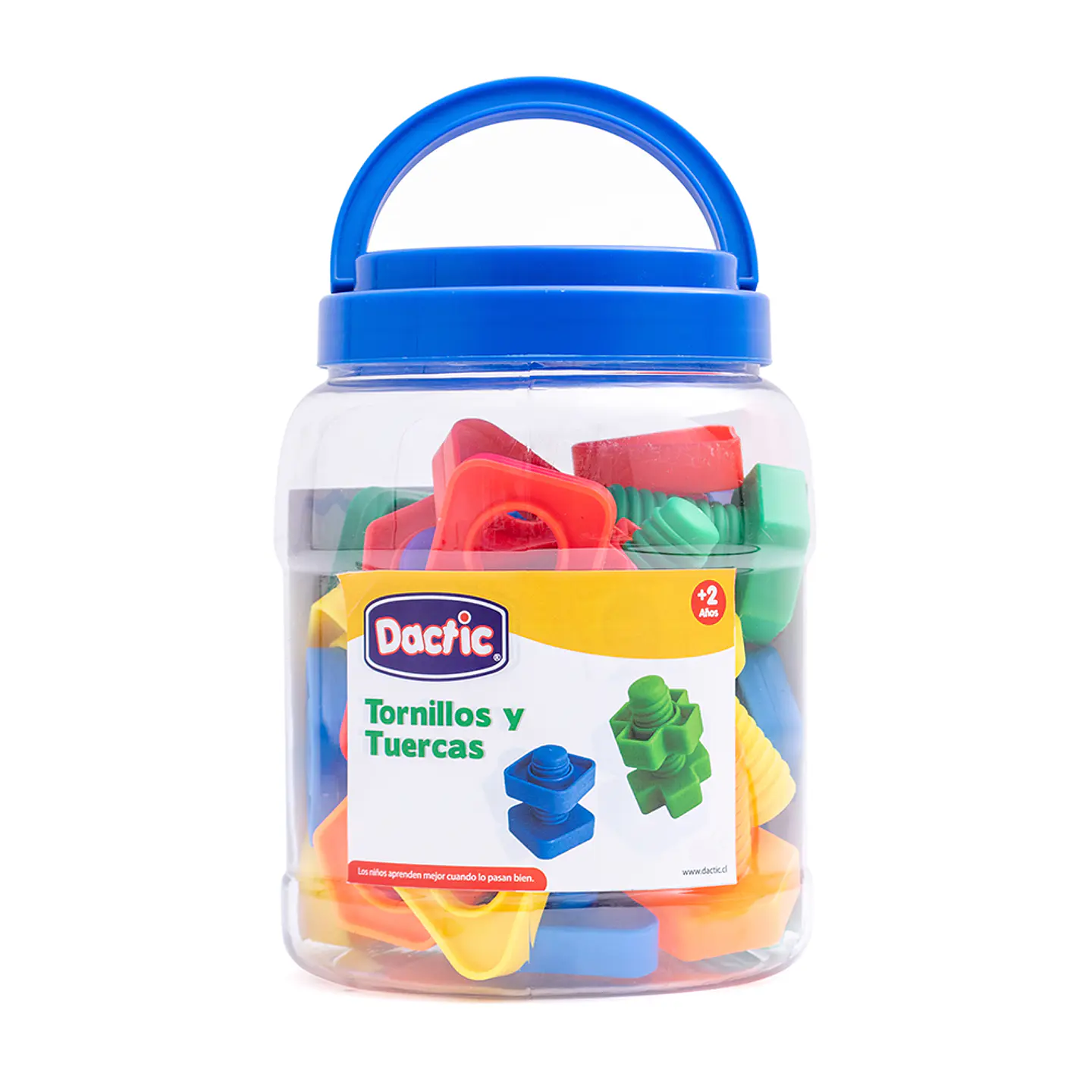 Juego Didactico Tornillo y Tuerca Plástico 32uni Dactic 1