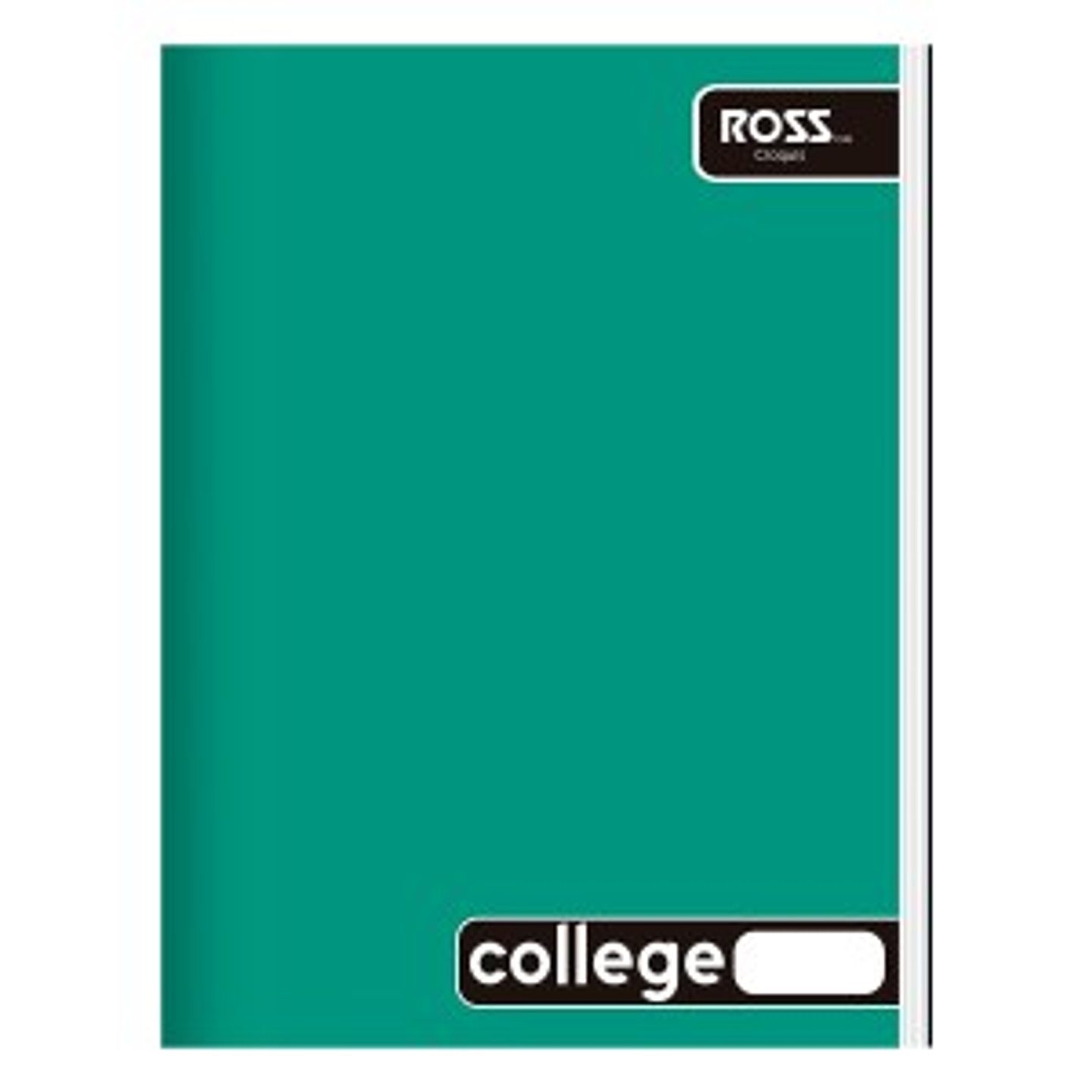 Cuaderno College Liso 80 Hjs Caligrafia Vertical Ross 1