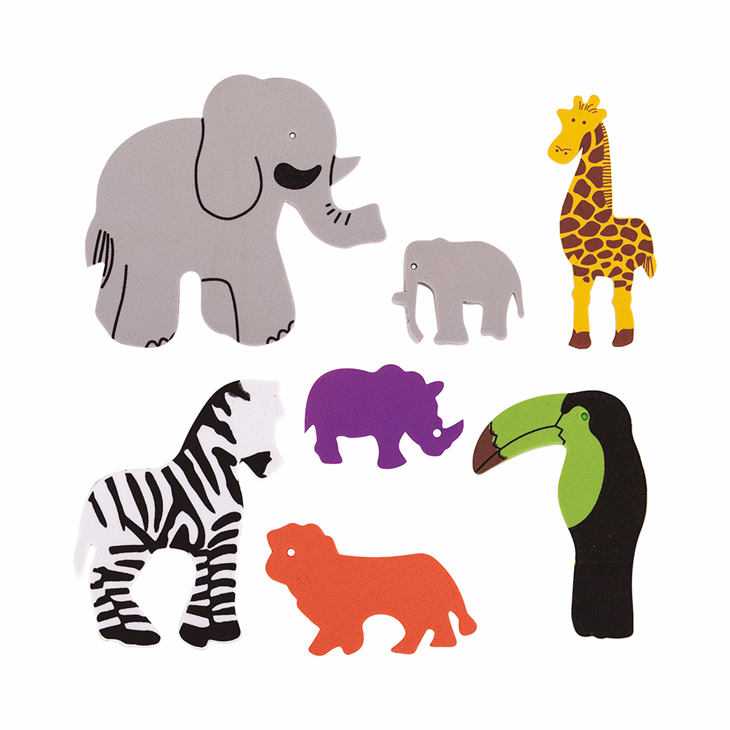 Animal Goma Eva Adhesiva 35u (114) CREATIVE 1