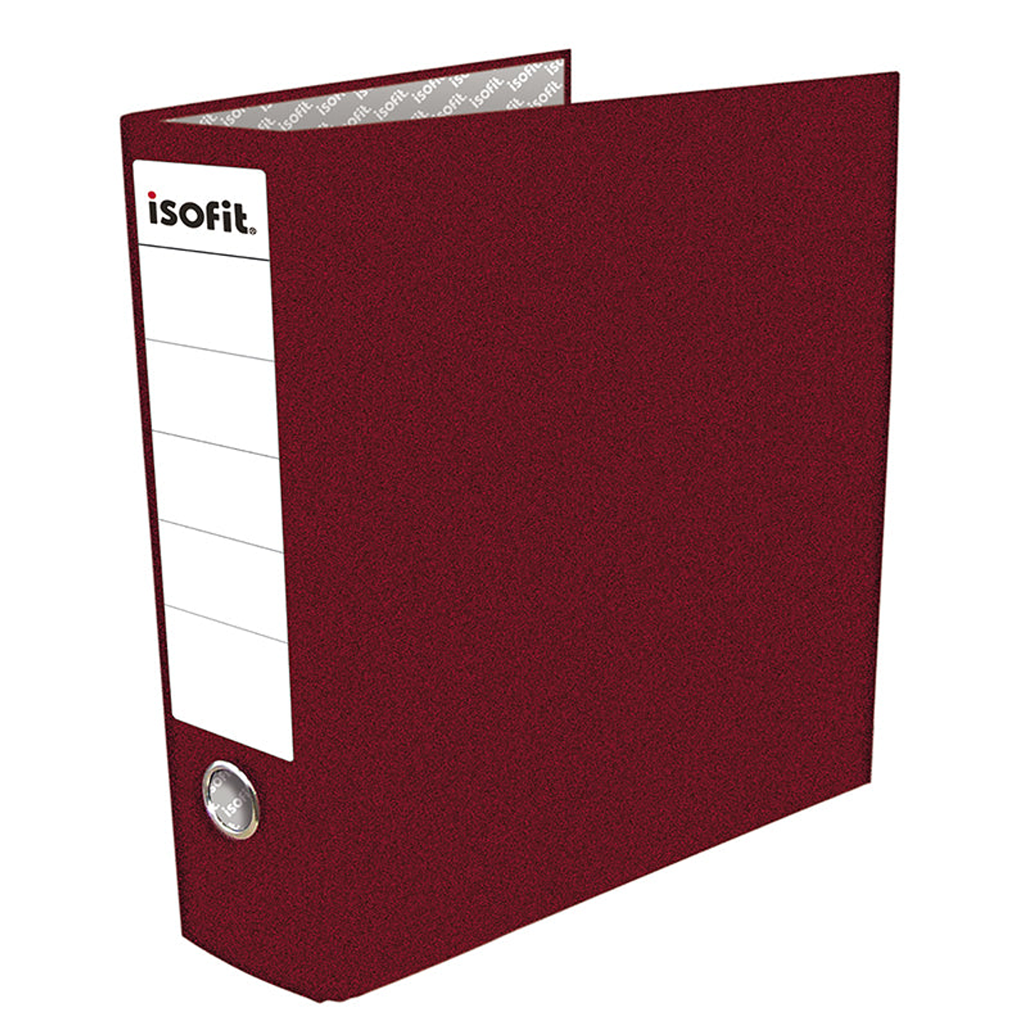 Archivador Isofit Carta Lomo Ancho (Flat) Burdeo 1