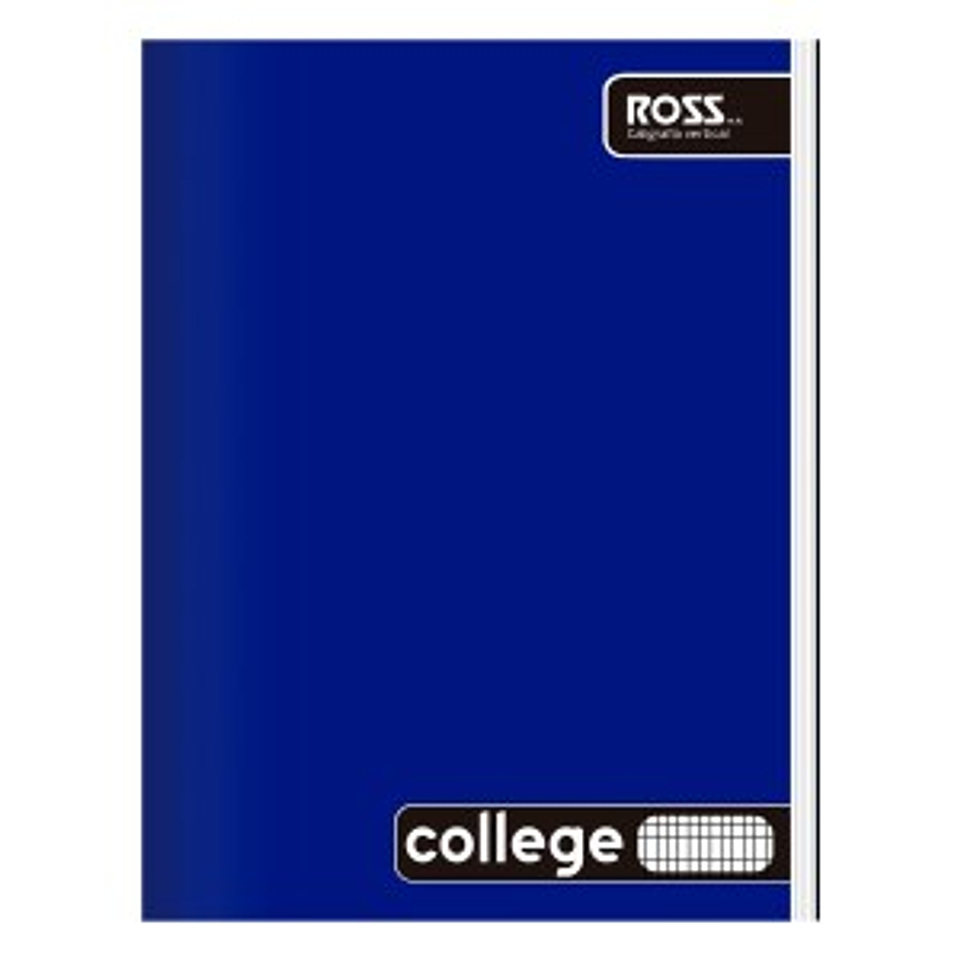 Cuaderno College Liso 80 Hjs 5mm Ross 1