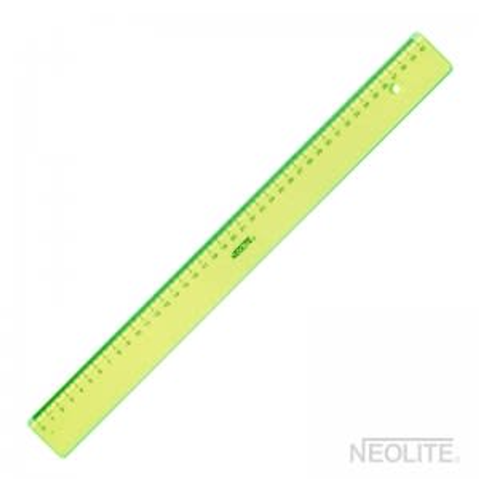 Regla Biselada Transparente Green 50Cm 004 Neolite 1