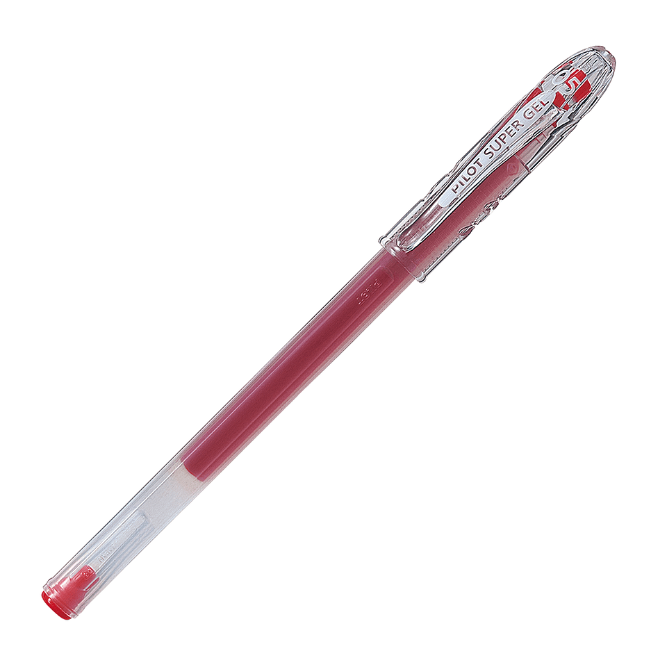 Lapiz Tinta Gel Super Gel 0.5mm Color Rojo Pilot 1