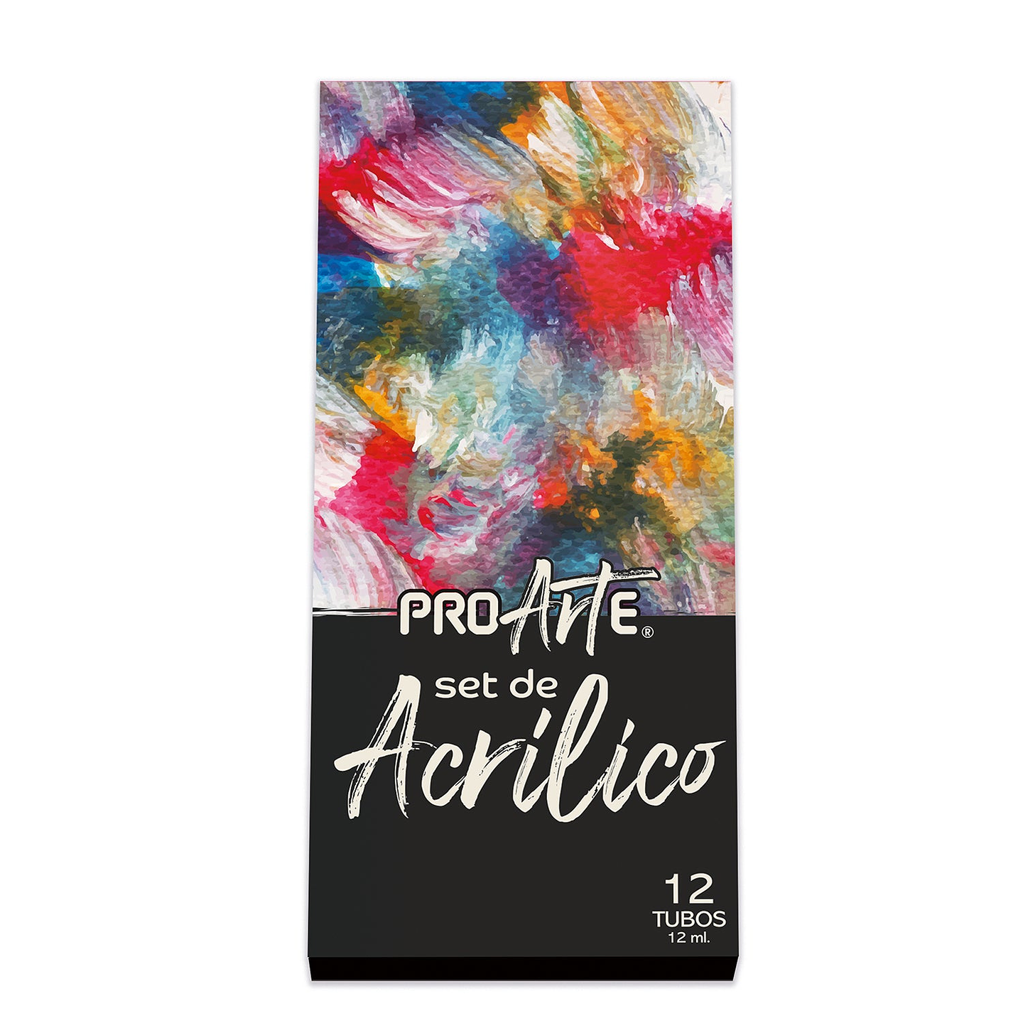 Acrilicos Proarte 12 Tubos/Col. 12 Ml 1