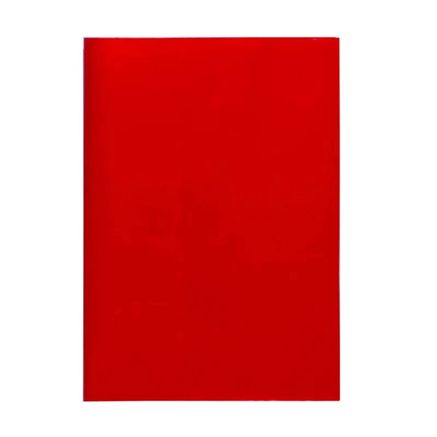 Forro Cuaderno College Color Rojo Uni Proarte 1