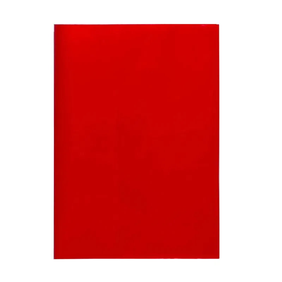Forro Cuaderno College Color Rojo Uni Proarte 1