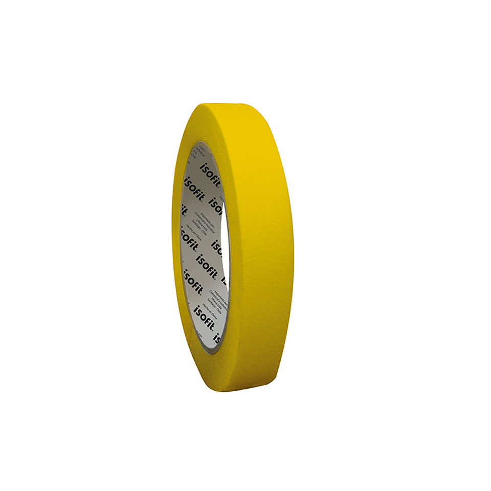 Cinta Masking Tape Pegote 18Mm X 40Mts Amarillo Isofit 1
