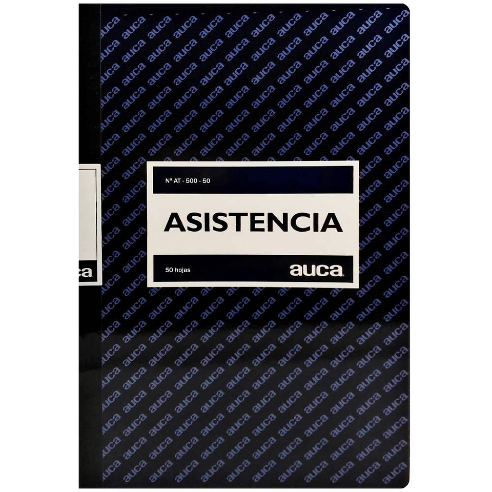 Libro Asistencia Auca 50 Hjs 1