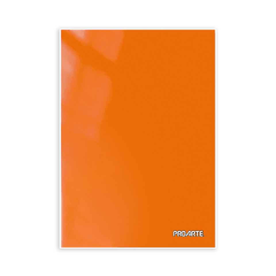 Carpeta Plastificada Sin Gusano Accoclip Color Naranjo Proarte 1