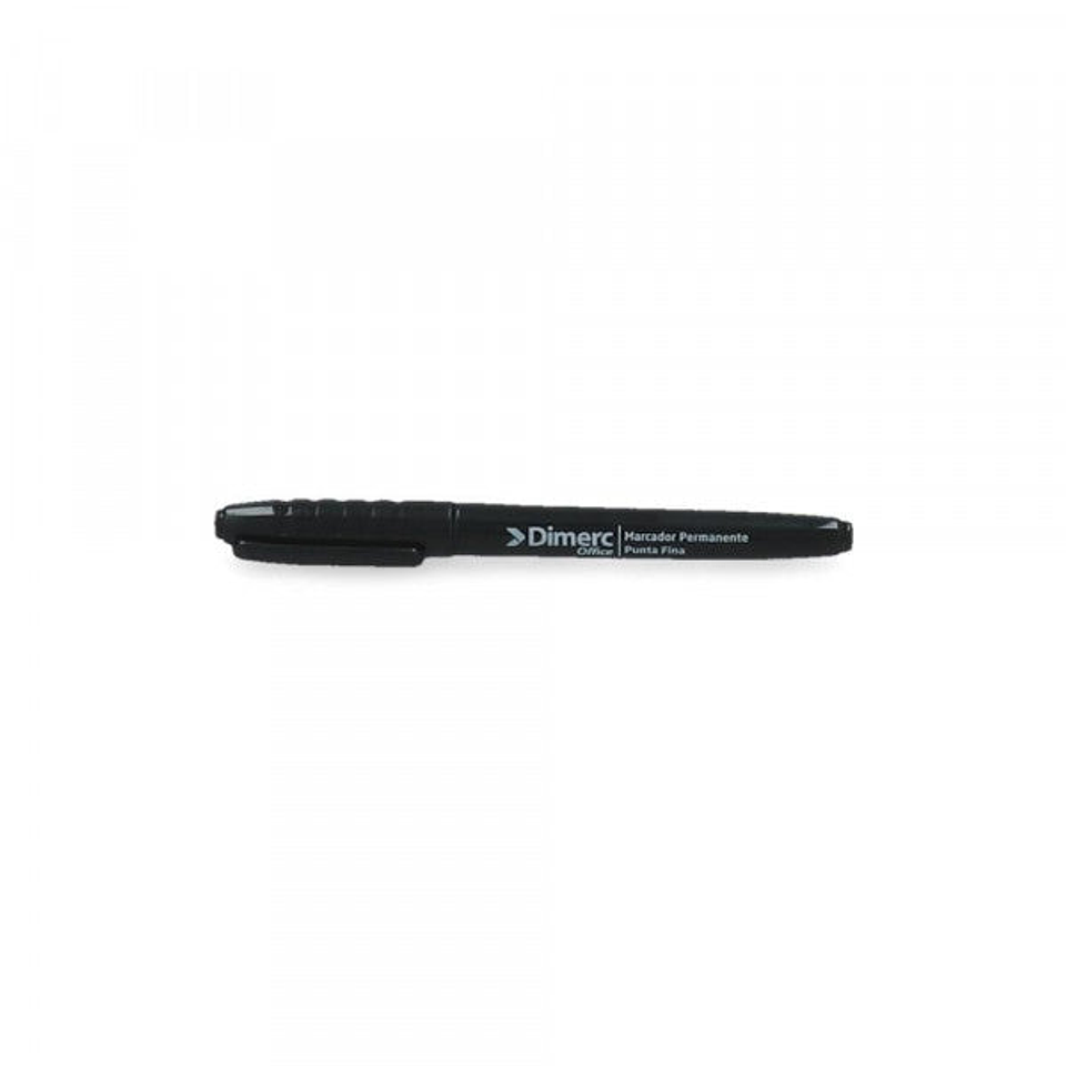 Plumon Permanente Punta Fino Color Negro Dimerc 1