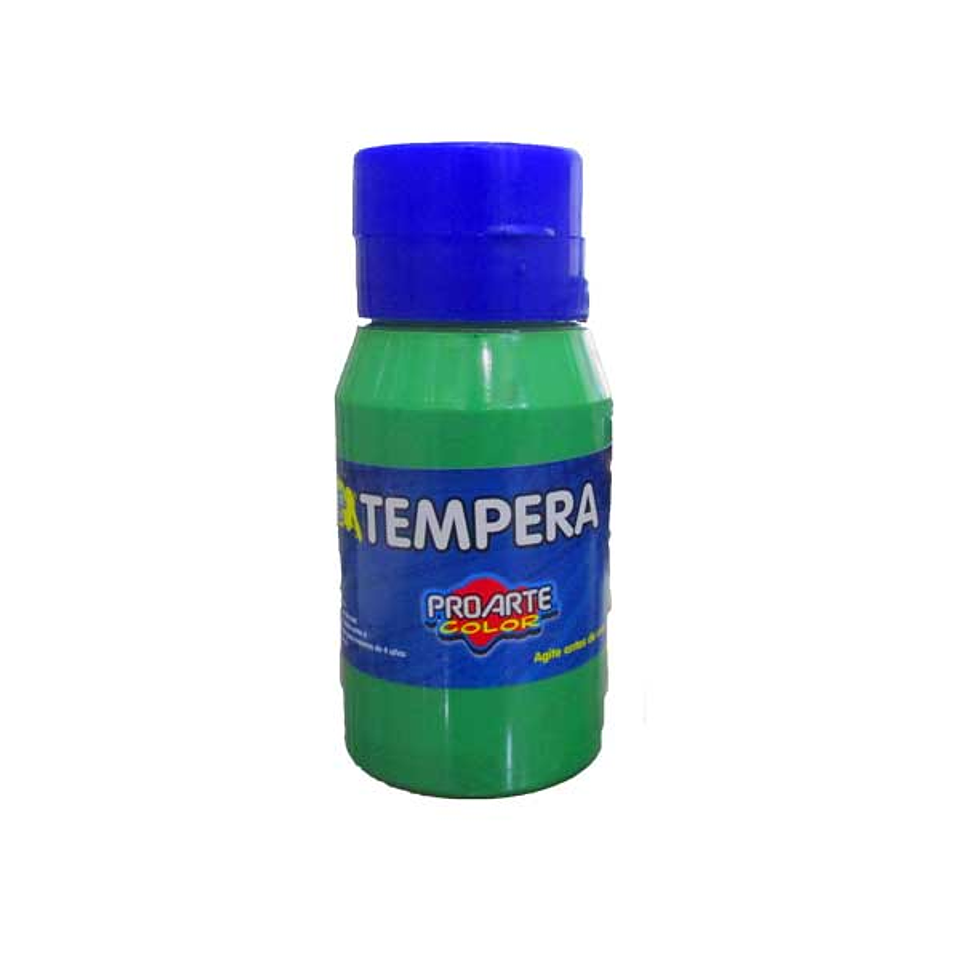 Tempera Proarte  Frasco 250Ml Verde Natural 1