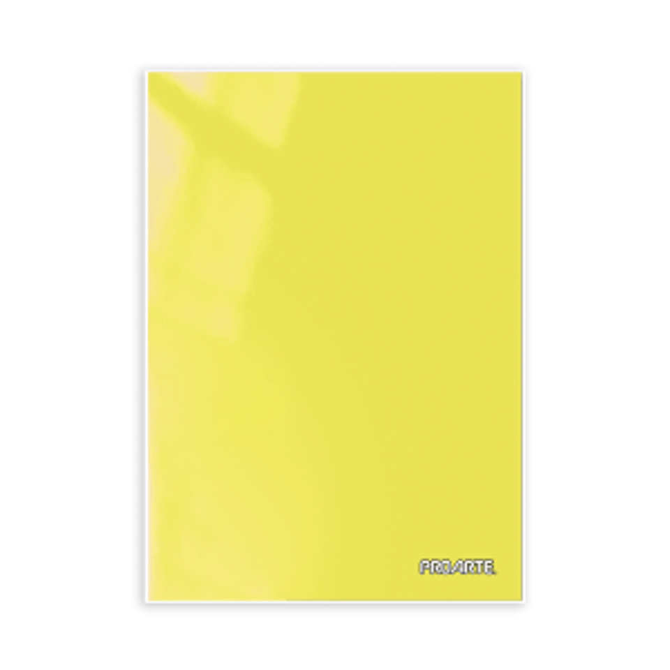 Carpeta Plastificada Sin Gusano accoclip Color Amarilla Proarte 1