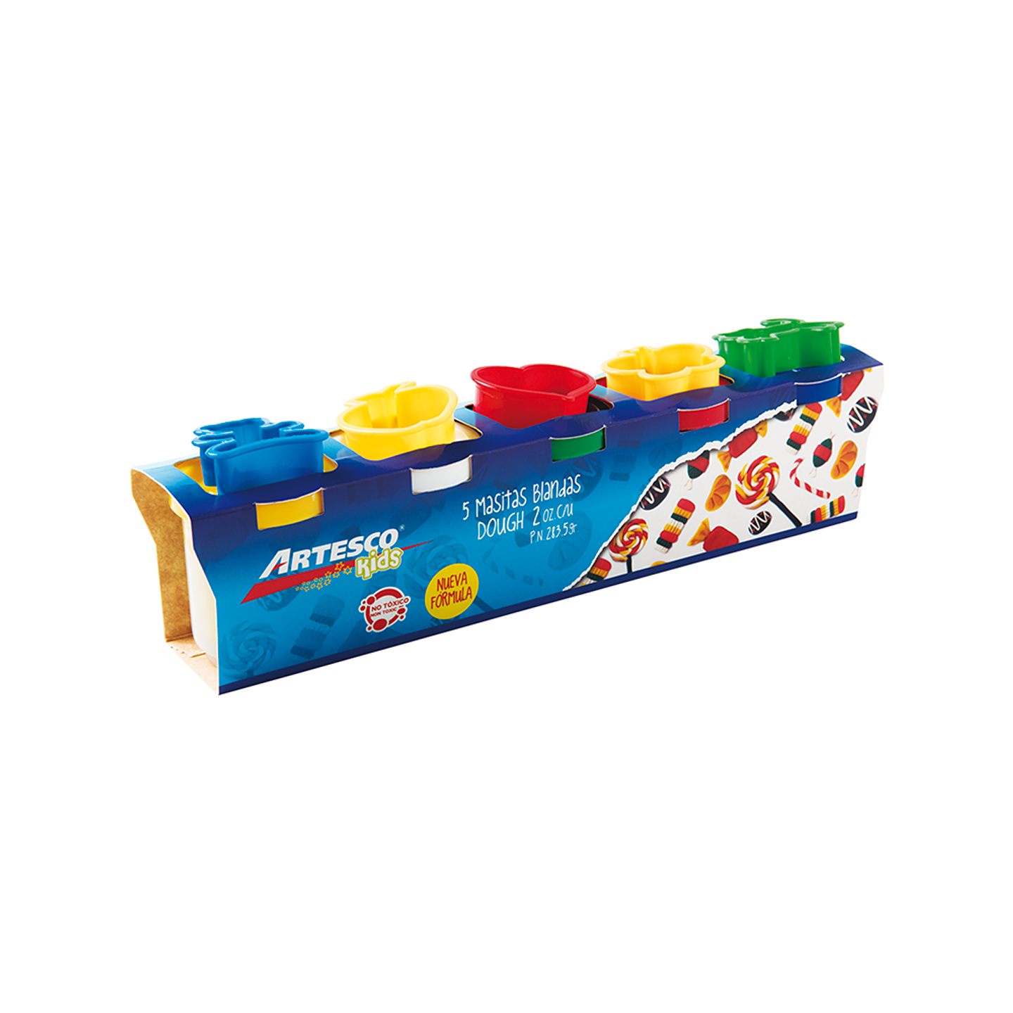 Masita Blanda 5 unidades con moldes Artesco 1