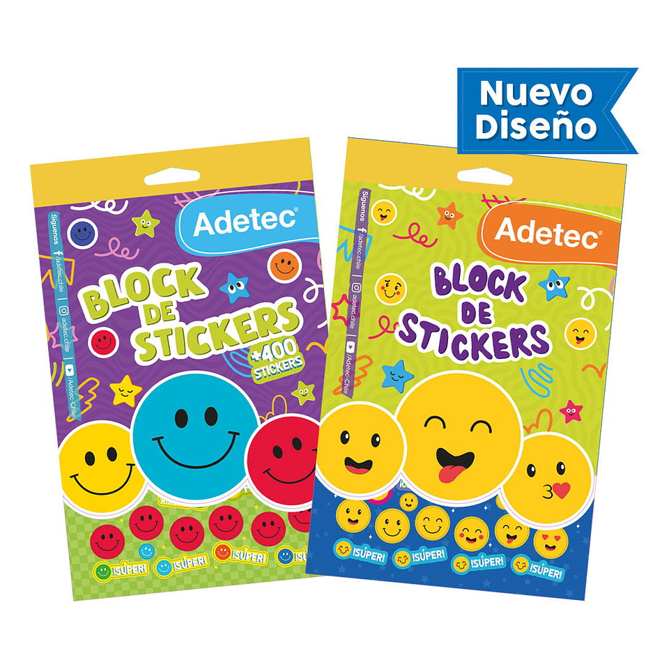Block de Stickers - Motivacionales Adetec 1