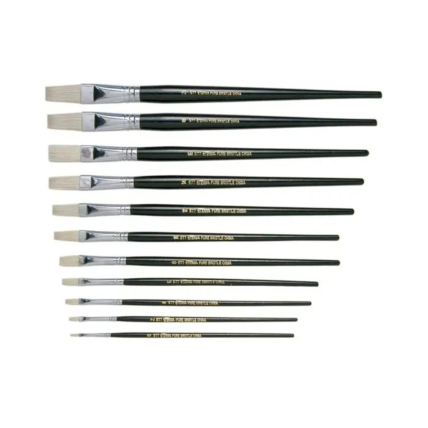 Pincel Pelo Cerda Plano 577 Número 10 Proarte 1