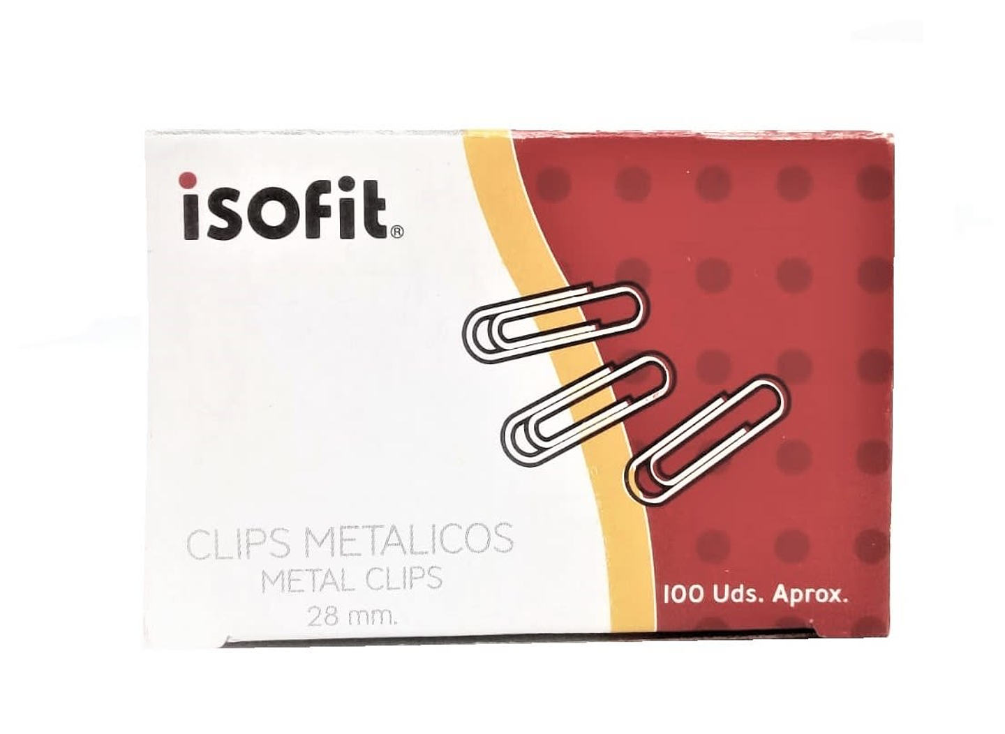 Clips Isofit Metal 28 Mm  100Un.Colsurtid 1