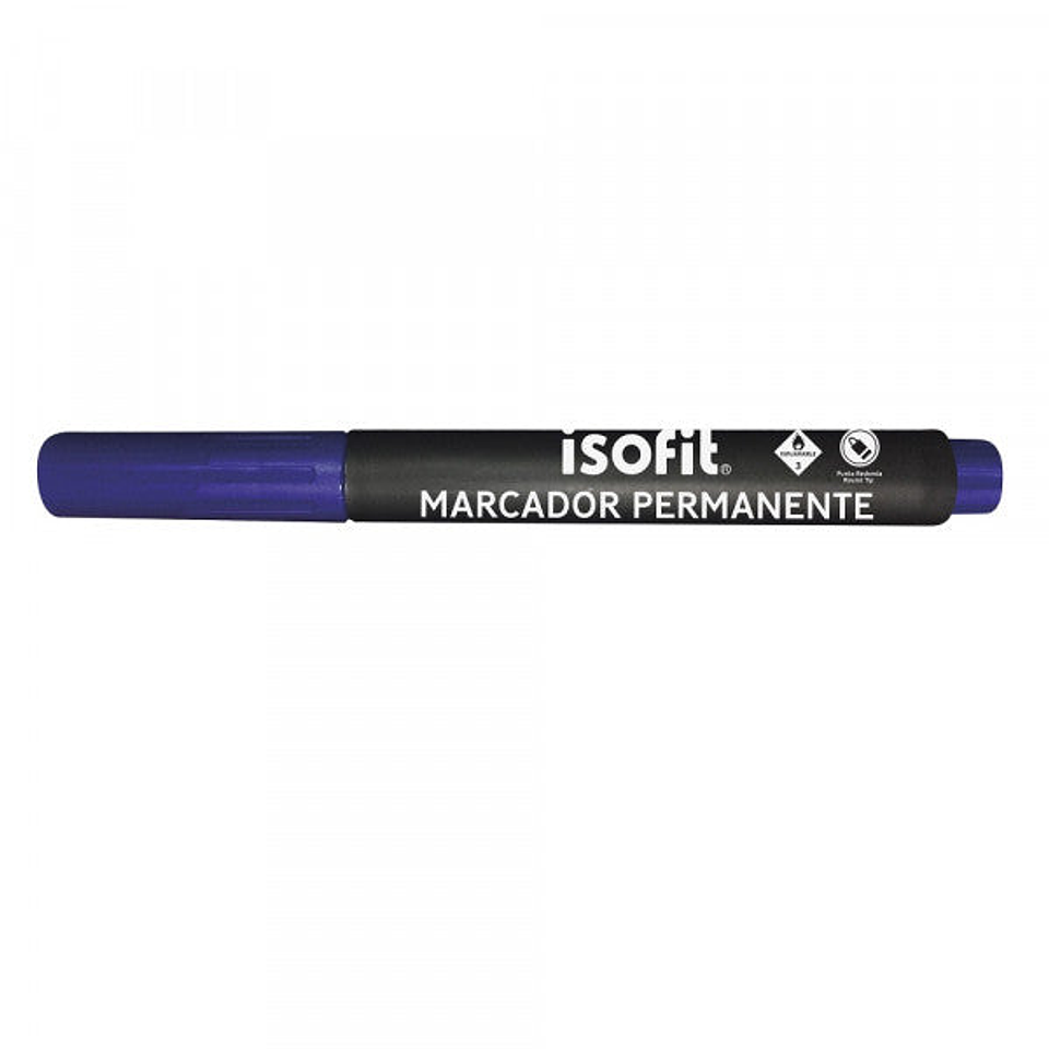 Plumon Isofit Permanente Punta Redonda Azul 1
