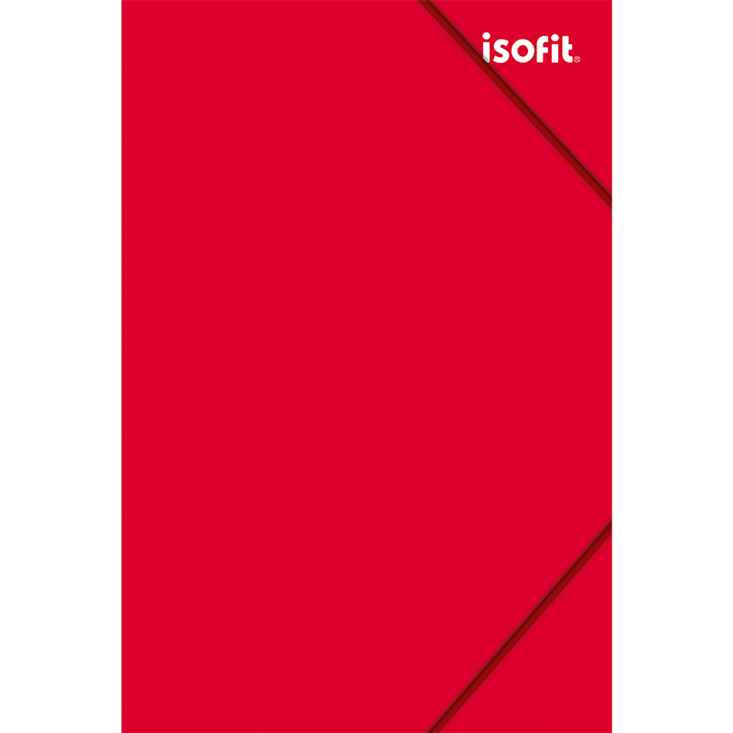 Carpeta con Elastico Oficio Color Rojo Isofit 1