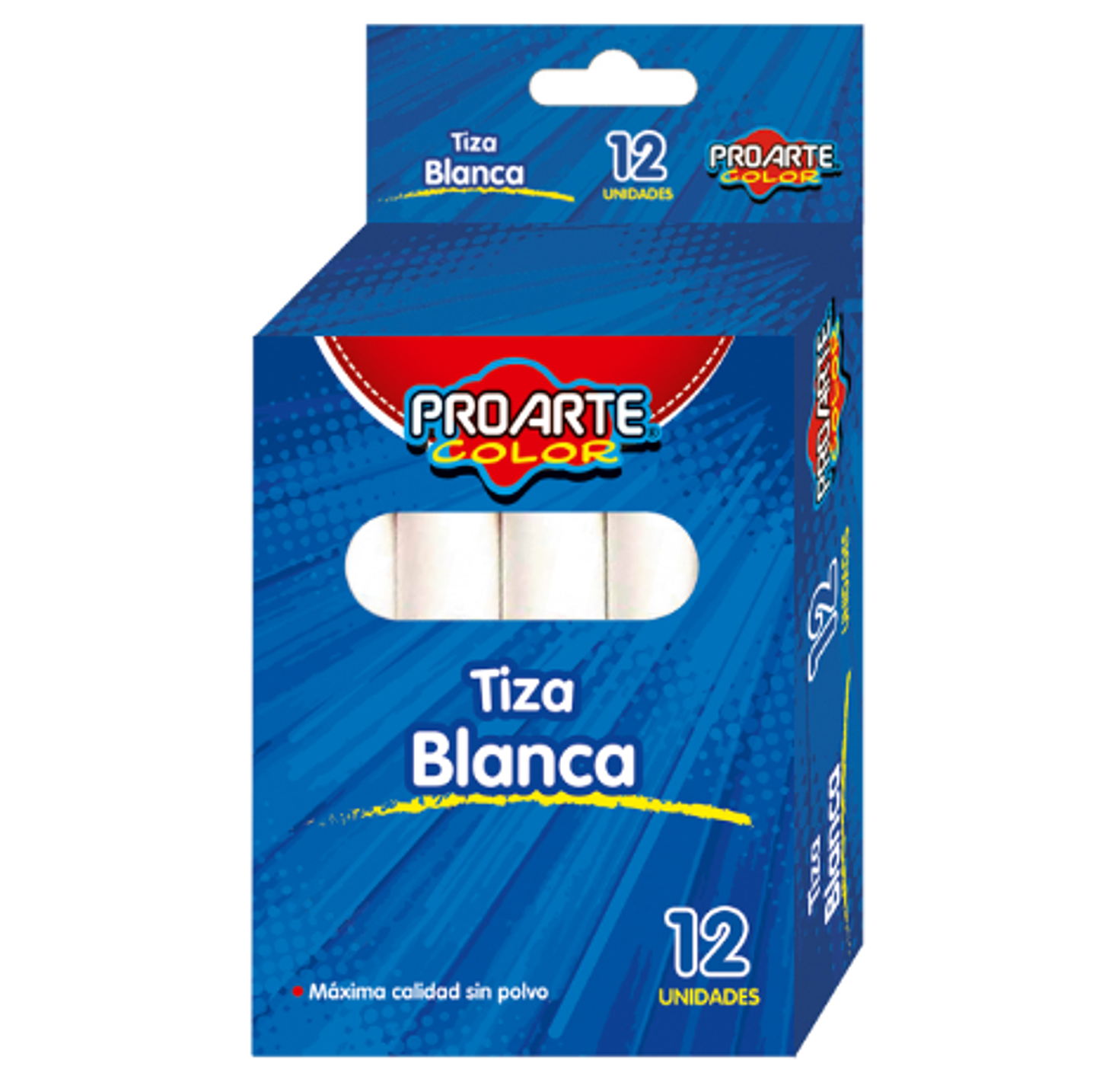 Tiza Proarte Blanca 12 Panes 1