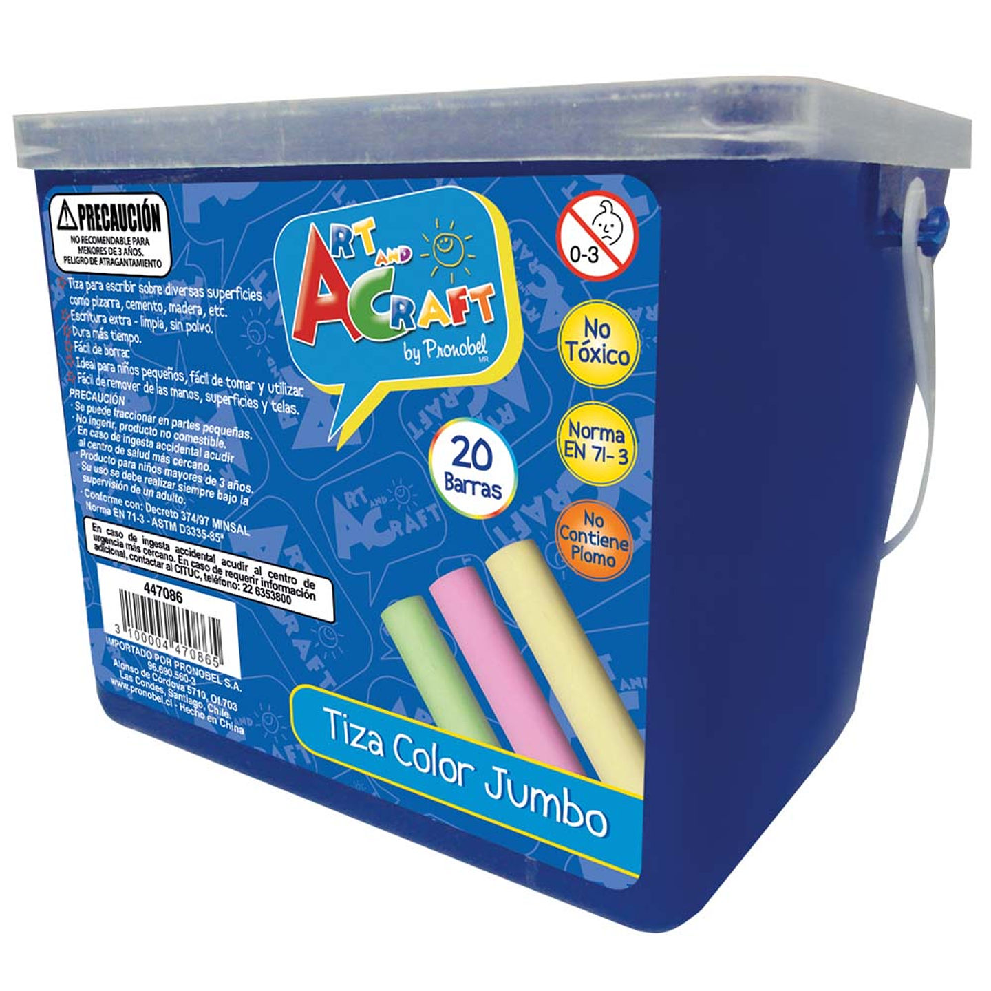 Tiza Color Jumbo 20Uni Art&Craft 1