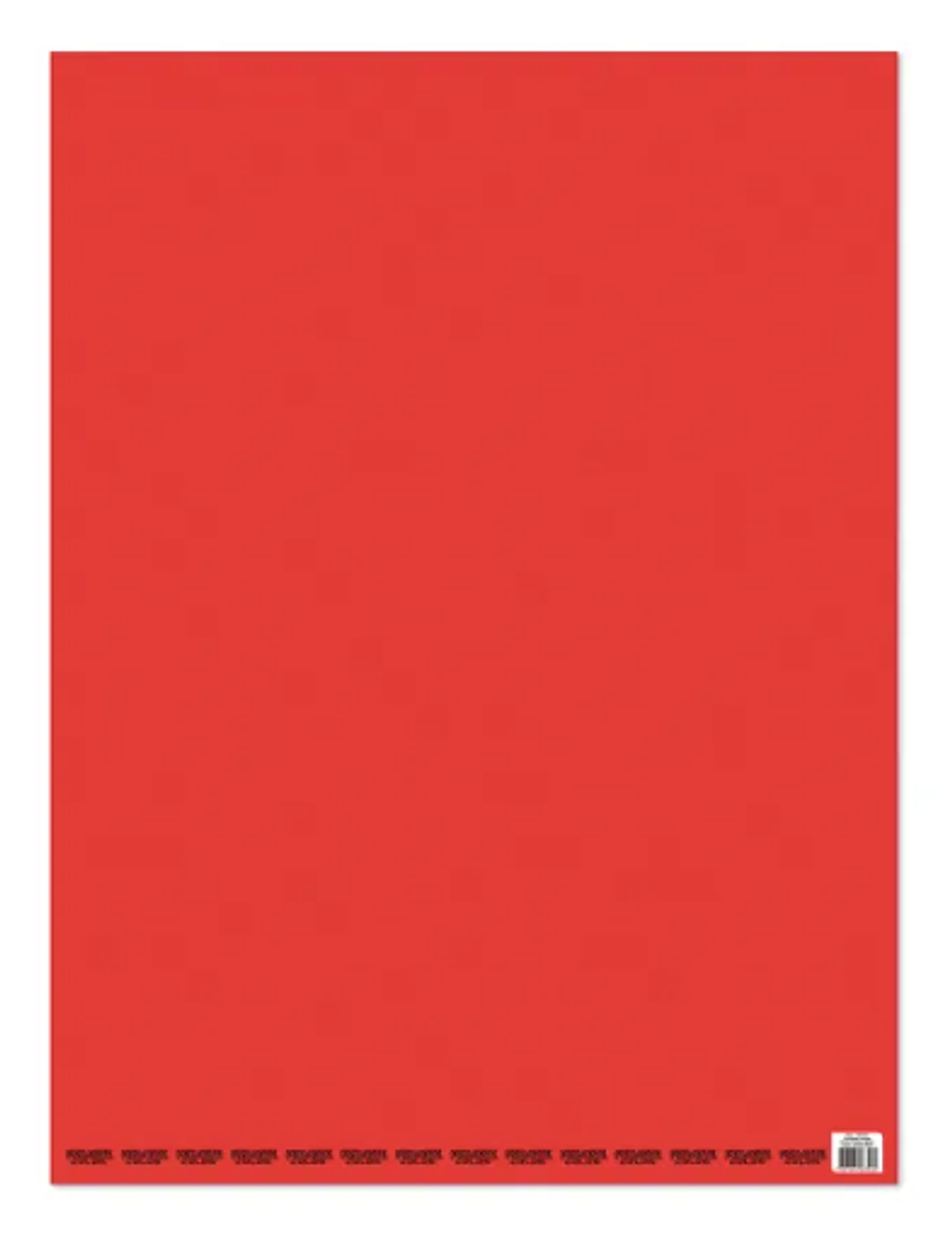 Pliego Cartulina Pintada 53,5x75 cm Color Rojo Bermellón Proarte 1