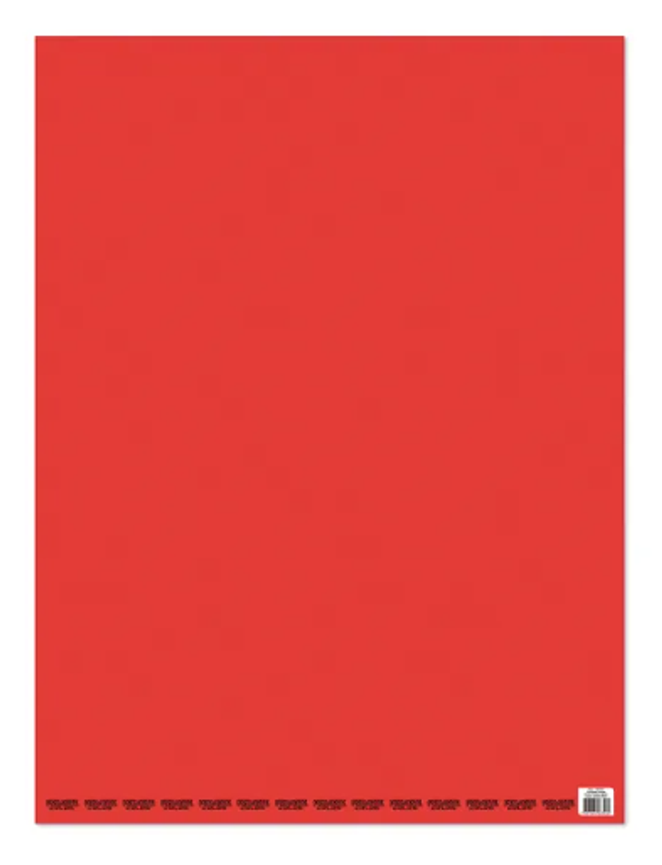 Pliego Cartulina Pintada 53,5x75 cm Color Rojo Bermellón Proarte 1