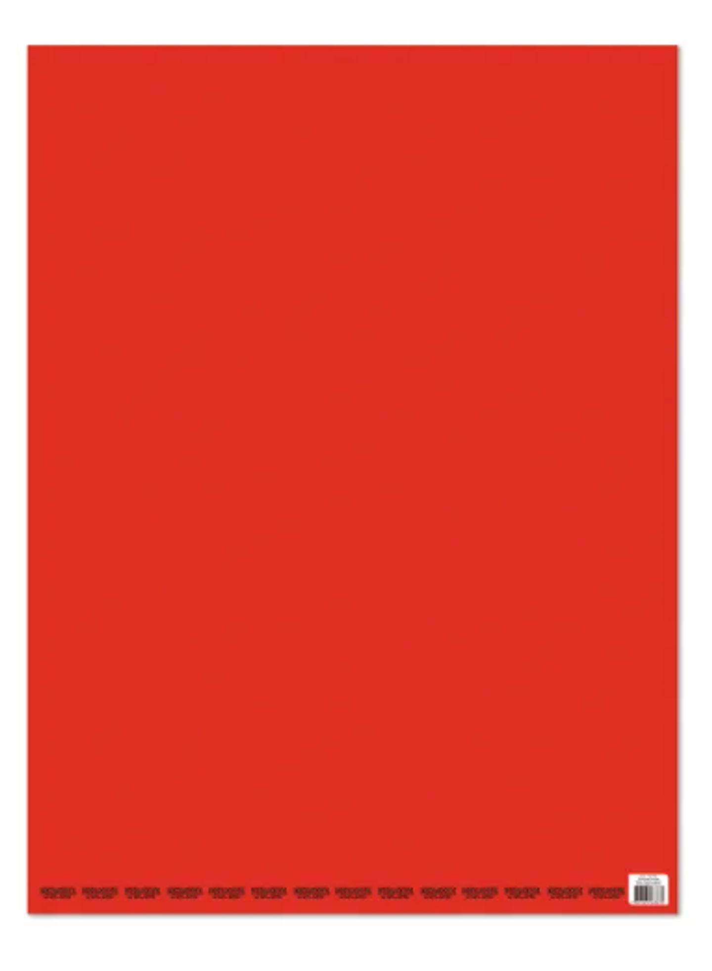 Pliego Cartulina Pintada 53,5x75 cm Color Rojo Chile Proarte 1