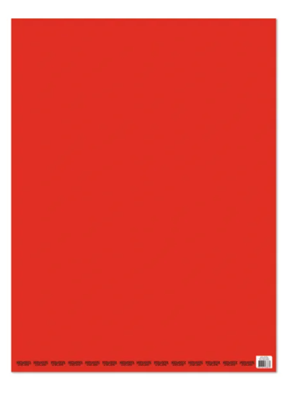 Pliego Cartulina Pintada 53,5x75 cm Color Rojo Chile Proarte 1