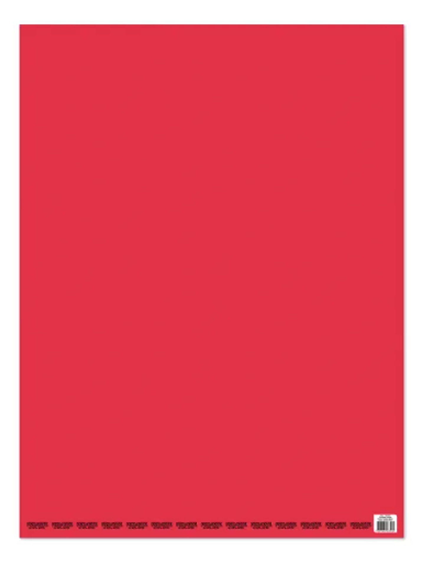 Pliego Cartulina Pintada 53,5x75 cm Color Rojo Carmín Proarte 1