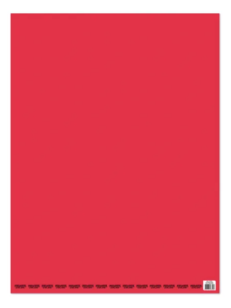 Pliego Cartulina Pintada 53,5x75 cm Color Rojo Carmín Proarte 1