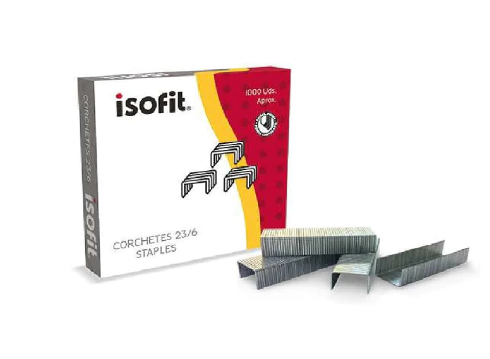 Corchetes Isofit 23/ 6 Caja De 1000 Uds 1